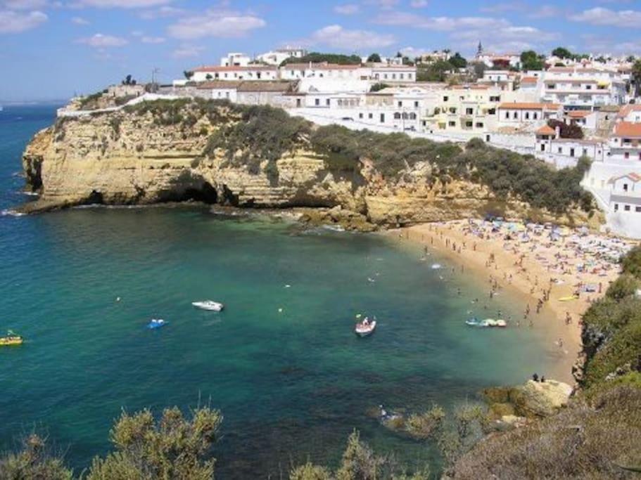 Apartamento Encantador A 100M Da Praia Carvoeiro  Exterior photo